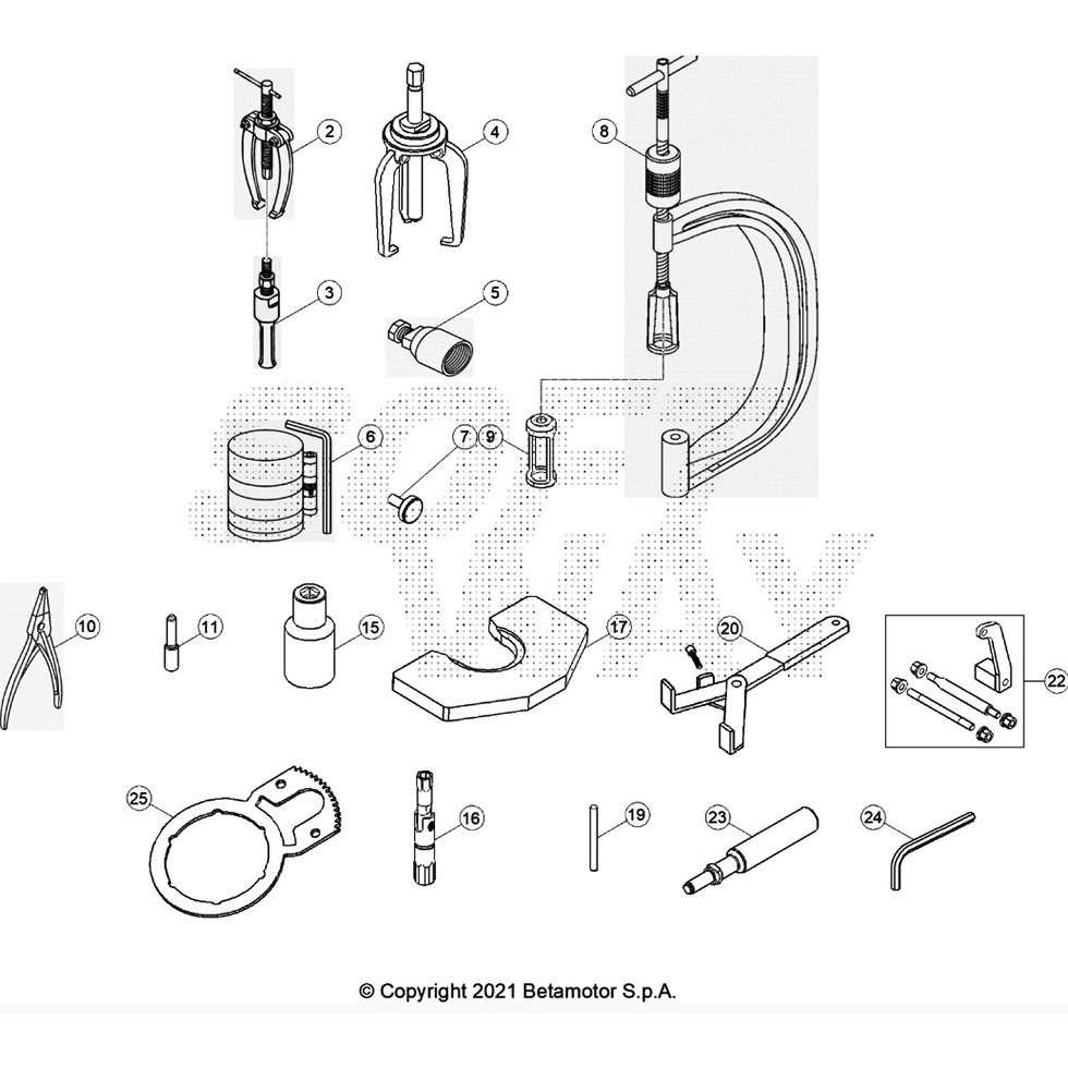 Beta RR300RC 23 Spezialwerkzeug Ersatzteile Beta RR300RC 23 Spezialwerkzeug Ersatzteile